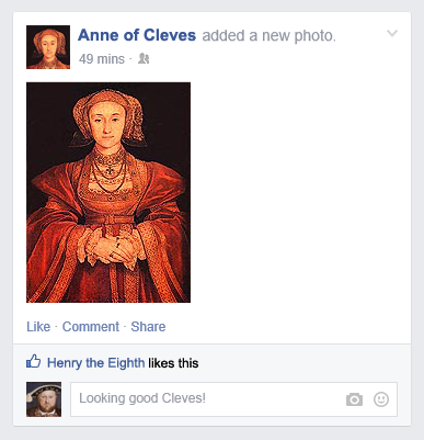 Anne of Cleves Facebook